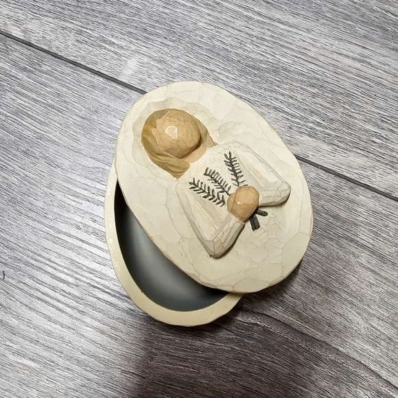 2004 Susan Lordi Willow Tree Remembrance Box of Memories Sm Trinket/ Ring Box - Picture 1 of 11